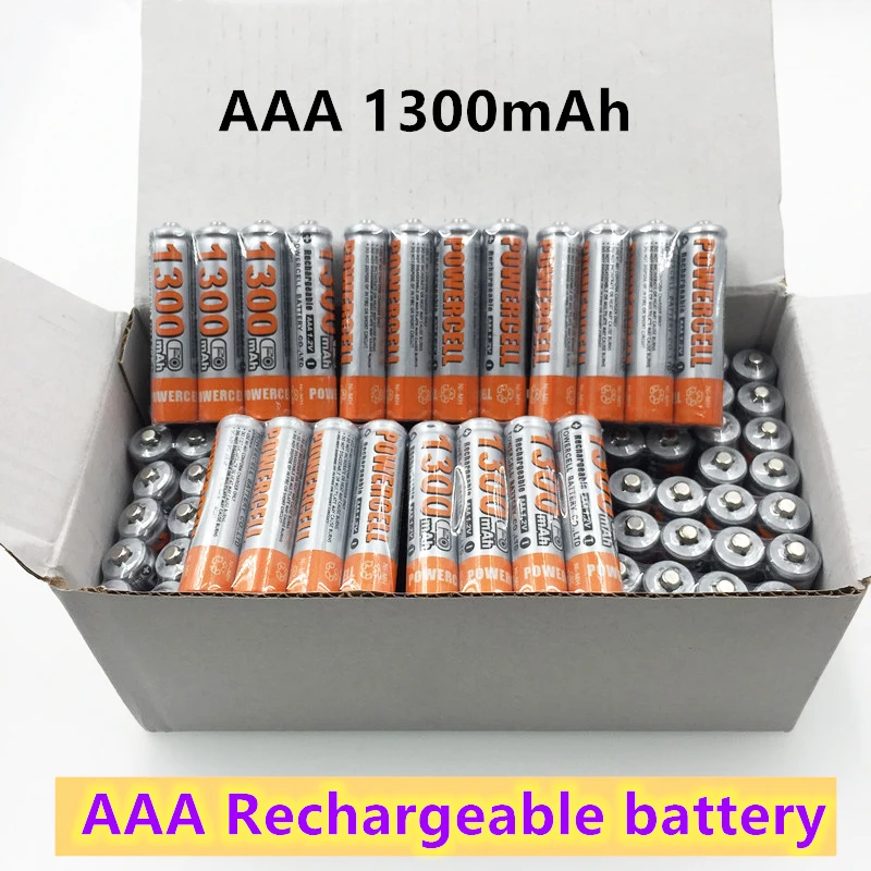 1.2 AAA1300 батерия 1300 mah 3A Акумулаторна батерия NI-MH 1.2 AAA батерия за часовник, мишки, компютри, играчки и така нататък