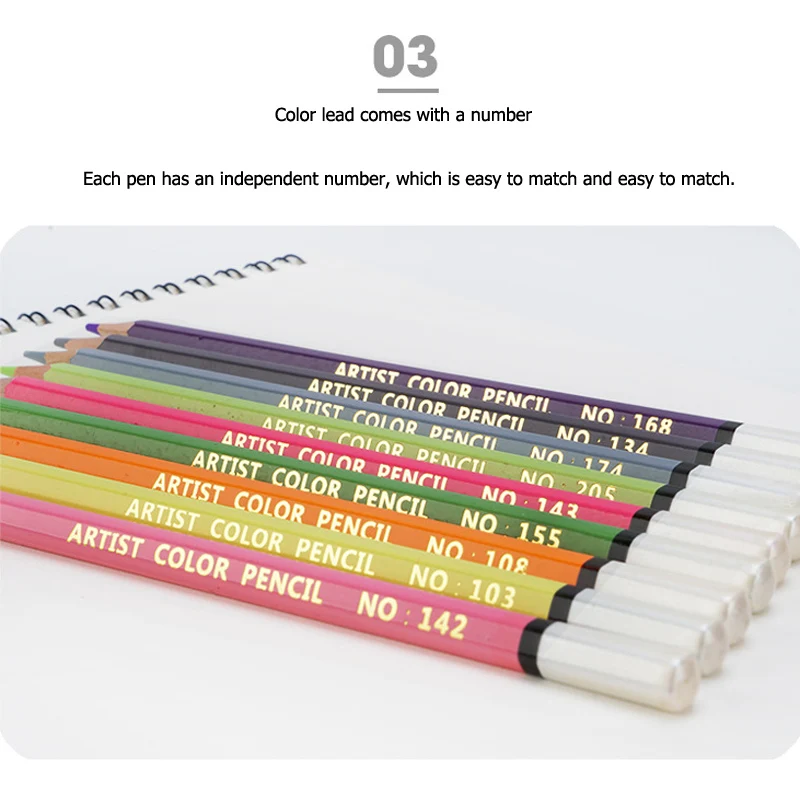 120 цвята, професионален набор от молив, маслен цвят, цветни моливи за рисуване с акварел чанта за съхранение, цветни моливи за деца