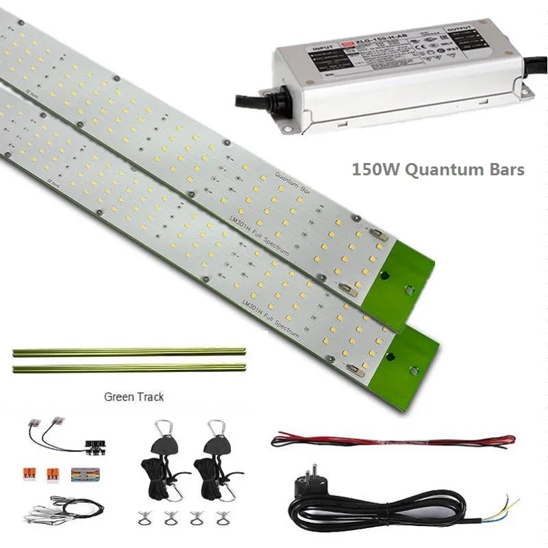 150W 240w пълен набор от квантови барове LM301H LED Board 560MM Grow Strip Light Meanwell driver пълен комплект за една малка палатка за отглеждане на