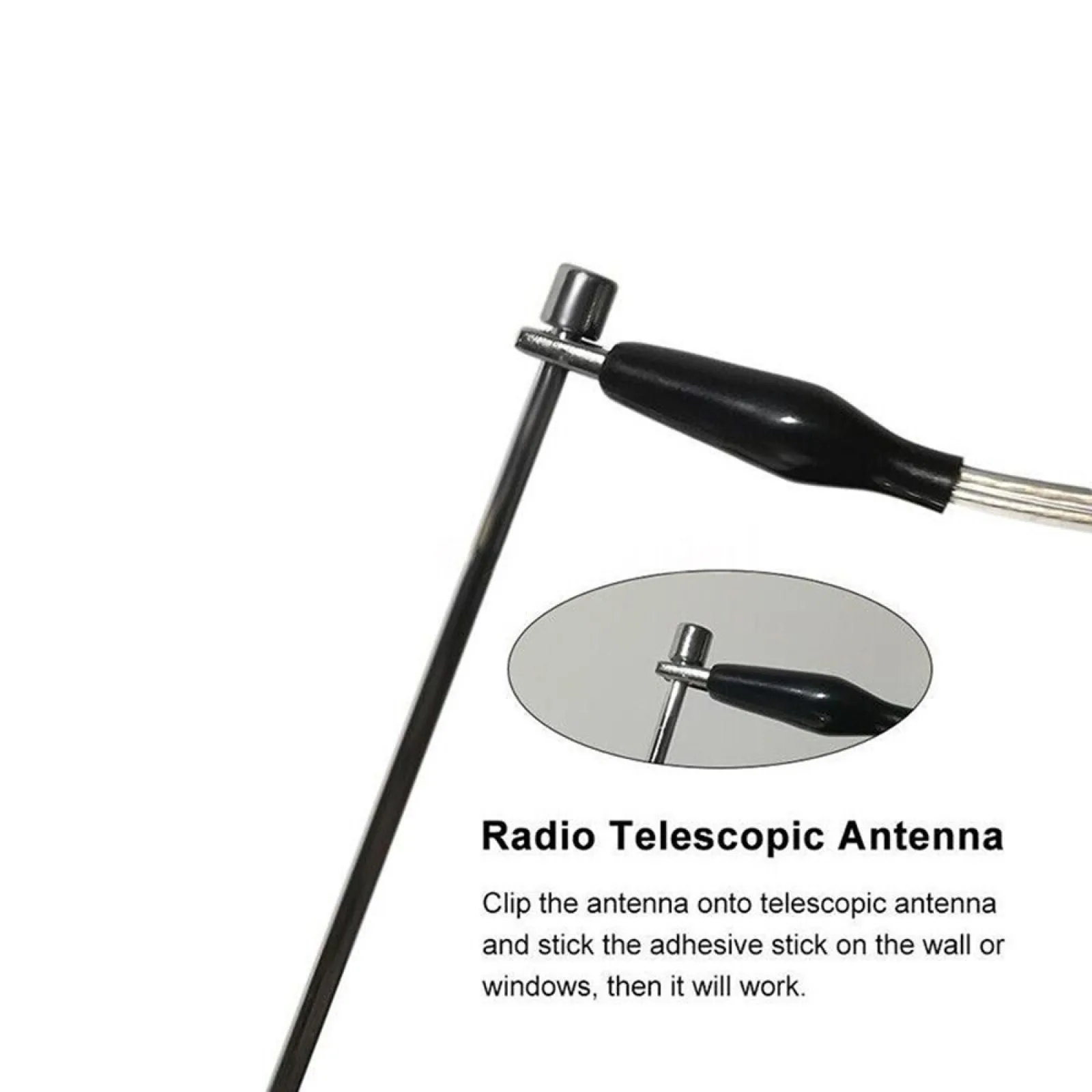 3,2 м и Начална радио стерео FM Антена 85-112 Mhz 5dbi Усилвател с висок коефициент на усилване на Усилвателя от чиста Медна тел, Антена за усилване на сигнала