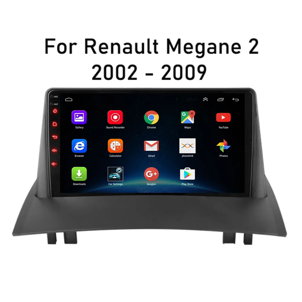 Android 12,0 Carplay Авто Радио За Renault Megane 2 2002-2009 Мултимедиен Плейър 2Din GPS Навигация, WIFI DVD