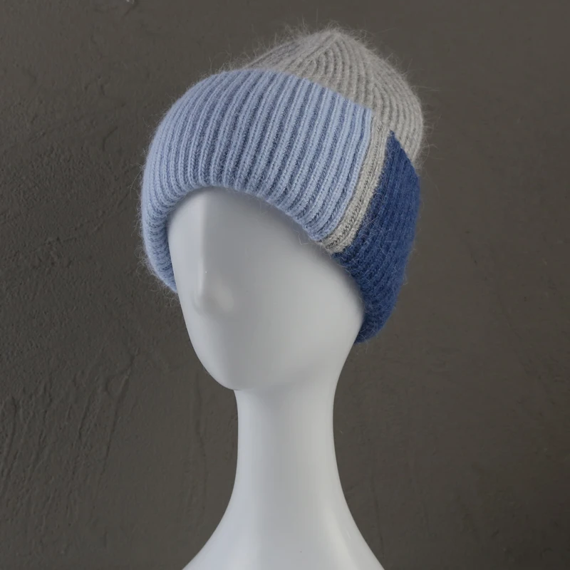 Crochet шапки от домакинството е заек вълна, дамски зимни градинска дебела топла мека шапчица, Ежедневни шапчица, Ски шапчица, защита на ушите, Студено шапка, топла шапка