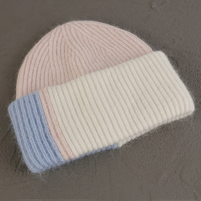Crochet шапки от домакинството е заек вълна, дамски зимни градинска дебела топла мека шапчица, Ежедневни шапчица, Ски шапчица, защита на ушите, Студено шапка, топла шапка