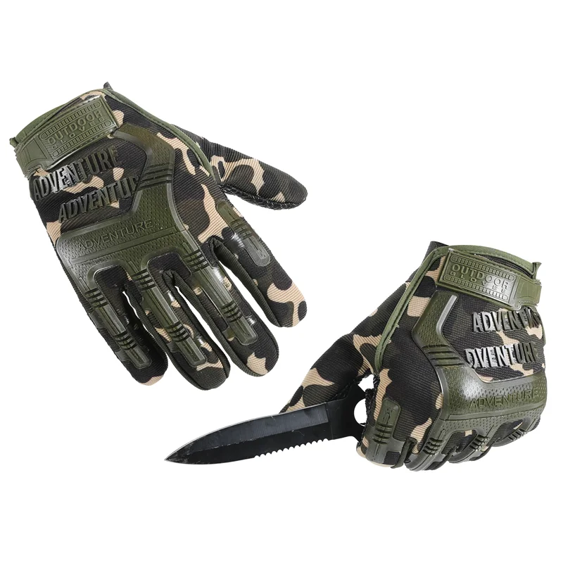 handschoenenSWAT, Солдатские велосипедни Ръкавици, Мъжки армейските бойни Тактически ръкавици на Пълен пръст, Камуфляжные Пейнтбольные военни ръкавици