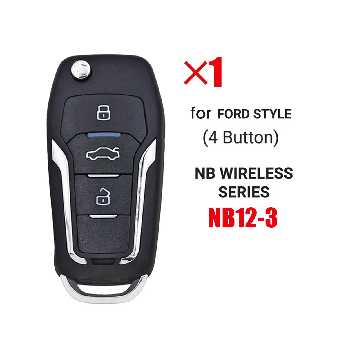 KEYDIY NB12-3 KD Автомобилен ключ с Дистанционно управление на Универсален 3 Бутона за KD900/KD-X2 KD MINI/KD-MAX на Ford Style