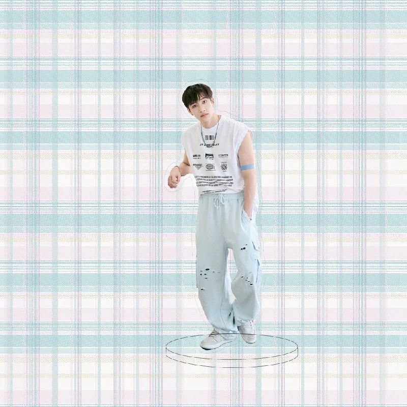 KPOP Бездомни Kids Нов Албум Акрилна Поставка Hyunjin Felix HAN LEE KNOW Bang Chan Екшън-Модел Декоративен Настолен Вентилатор за Събиране на Подаръци