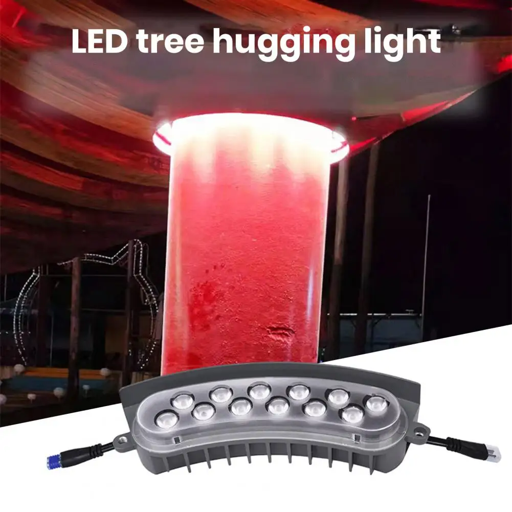 Led Лампа За Обнимания Дърво, Външна Лампа С Шипом, Топло Бяла RGB Автоматична Водоустойчива IP65 Точков Осветление, Градинска Лампа За Дърво