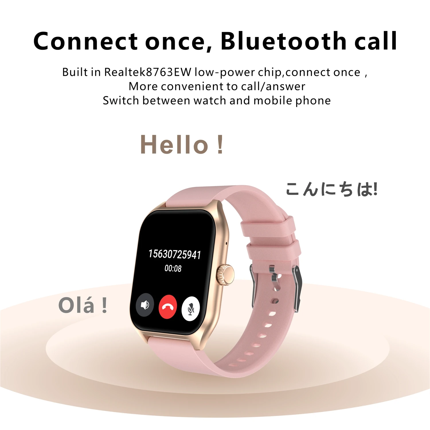 MISTEP QX5 Умен Часовник BT Call Watch За Мъже И Жени, Стъпка Калории, монитор на сърдечната честота, следи Кръвното налягане, Умни Часовници За Apple Android Phone