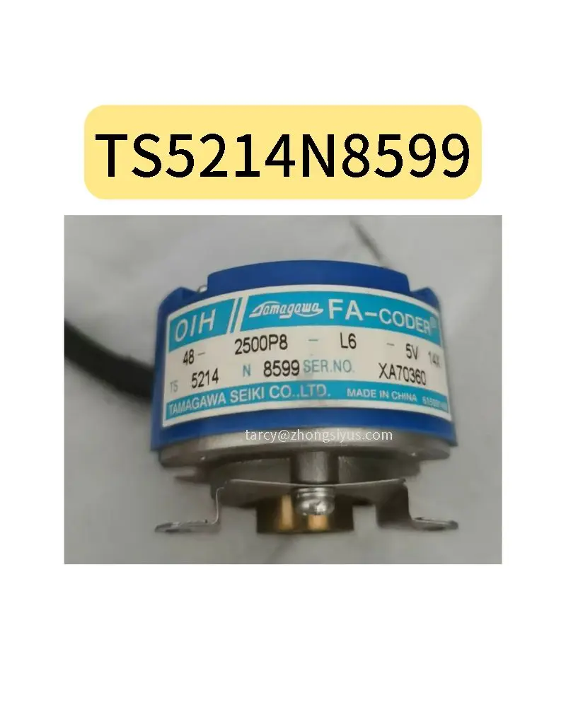 TS5214N8599 Енкодер серво мотор OIH48-2500P8 L6-5V, употребявани, в наличност, тестван е нормално функционира нормално