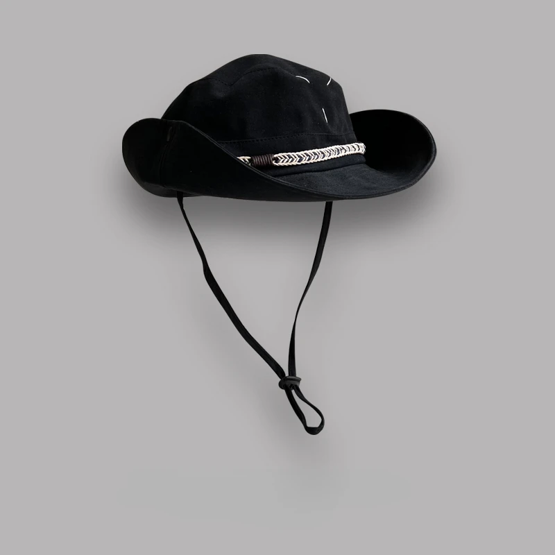 UPF 50 + Памучен Риболовна шапка, широка периферия шапка-кофа за мъже, защита от ултравиолетови лъчи, Улични шапки-Буни, Унисекс, Шапка за Катерене с гъвкав козирка,