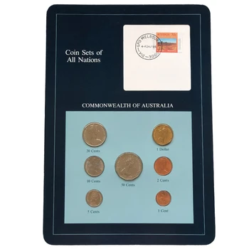 Австралия, пълен набор от 7 монети 1983-1985 г. Франклин, 100% оригинални
