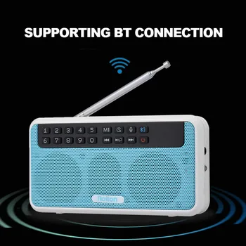 Rolton E500 Hi-Fi Стереодинамик Портативен Bluetooth Serial основната част Колона MP3 Музикален Плеър За Компютър С TF Карта Радио