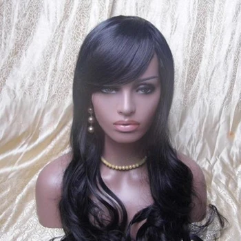 Главата женски манекен, Женски перуки, модел в ретро стил, Дисплей за черни хора