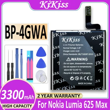 Оригинална Батерия KiKiss BP-4GWA 3300 mah За Nokia Lumia 625 Max Lumia625H Lumia 720 720t RM-885 Zeal Акумулаторна Батерия