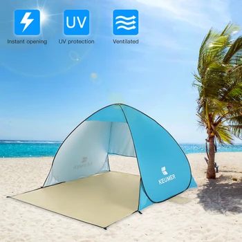 Автоматична упаковываемая туристическа палатка с защита от uv, всплывающая плажна палатка, водоустойчив колче за почивка сред природата, туристически походи, пикник