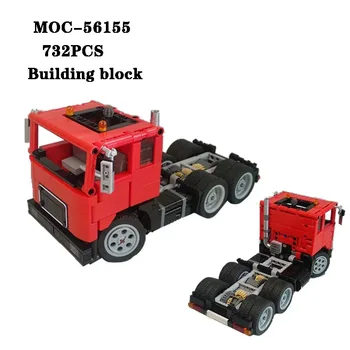 Класически блок MOC-56155 Мини-Статична версия на Камион с Висока сложност за снаждане Играчки 732 бр., играчки за възрастни и деца, подаръци