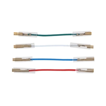 4 бр./компл., кабели, жътварка, кабел за контакти 1,2-1,3 мм, плеър, тонарм Phono Headshell