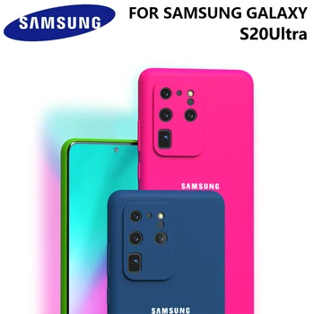 За Samsung Galaxy S20 Ultra 5G калъф Висококачествен мек силиконов калъф Копринена на допир защитната обвивка S20Ultra Lite