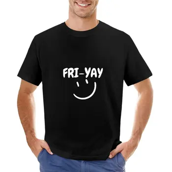 Щастлив петък, Весел живота на учителя, тениска с надпис Happy Friday, къс мъжки дрехи