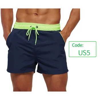 2023 Мъжки бански Шорти Мъжки Бански Бански костюми за Мъже, За да сърфирате Плажни, Спортни панталони за плуване С мрежа от Нова Лятна мъжки дрехи
