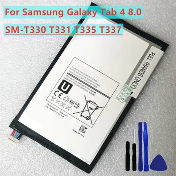 Нова Висококачествена Батерия 4450 ма EB-BT330FBU за Samsung Galaxy Tab 4 8,0 SM-T330 T331 T335 T337 T337V T337T
