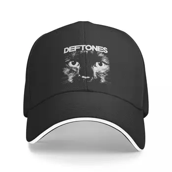 Бейзболни шапки Deftones Котка в стил хип-хоп, пънк, сандвич-шапки в стил хип-хоп за мъже и жени, шапка за татко от полиестер, градинска