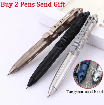 Гореща Продава Цельнометаллическая Химикалка писалка За бизнесмени Heavry Windows Break Sharp Самостоятелно Denfense Writing Pen Закупите 2 Изпрати подарък