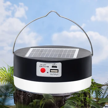 Водоустойчив Слънчев лека нощ 100 W, 3 режима, 45 светодиодни лампи за слънчева батерия, палатка, USB зареждане, аварийно захранване за градината и двора