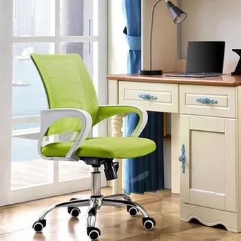 Съвременно Регулируема офис стол на колела, Ергономичен офис стол, Акрилни въртящи се шезлонг, офис мебели