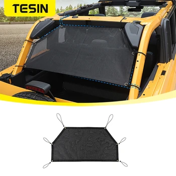 TESIN PVC Топлоизолационна Мрежа на Багажника на Автомобила На Ford Bronco, 4-врати 2021 2022 2023 сенника на Багажника, Завеса, Външни Аксесоари