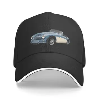 Нов Austin Healey 3000 Mk3 в синьо-бели бейсболке Healey, скъпа шапка на шофьор на камион, Директна доставка, шапки Boonie, шапки, Мъжки и женски