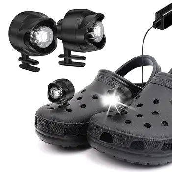 Лампа за почистване, USB Зареждане на Външно осветление Туризъм и Къмпинг Предупредителен Лампа за обувки, Акумулаторни лампа за обувки Външен лампа