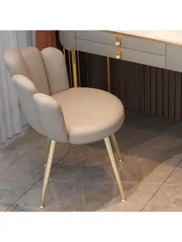 Nordic light луксозна маса за хранене, стол, скрин, стол за грим, сгъване, работен стол, стол за спални, стол за момичета, тек текстилен стол за грим