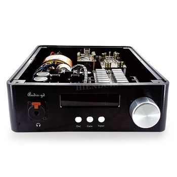 Аудио Усилвател за слушалки с напълно дискретни декодиране на GD R2R11 mk2 и Вграден предварителен усилвател Изходна мощност 3800 Mw при 25 Ома