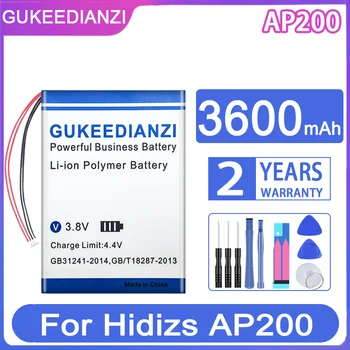 Преносимото батерия GUKEEDIANZI 3600 mah за Hidizs AP200 Bateria
