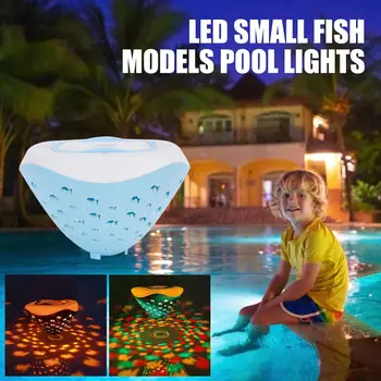Плаващи светлини в басейна-Светещи Декоративни подводни осветителни тела за гореща вана