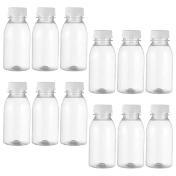 12 бр. пластмасови контейнери за мляко, бутилки за чай, кисело мляко, сок за домашни напитки