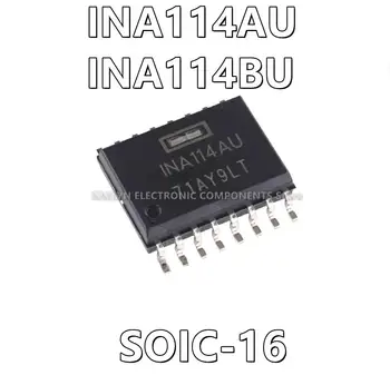 5 бр./лот, INA114AU, INA114BU, Инструментален усилвател, 1 схема, 16-SOIC