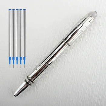Висококачествена химикалка писалка за бизнес офис Класически ученически пособия от неръждаема стомана за писане