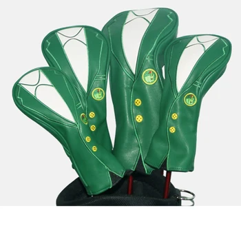 Универсални шапки за голф, Изкуствена Водоустойчив Забавно вътрешна Удебелена плюшен Модни защита на водача, Зелено яке с номер знак