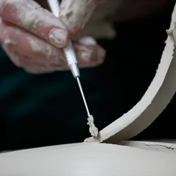 Има течаща детайл, игла за едно глинен моделиране, обработка на глината, Скулптура, Керамика, инструменти за модели на Линия тъкан, Дърворезба на текстурата