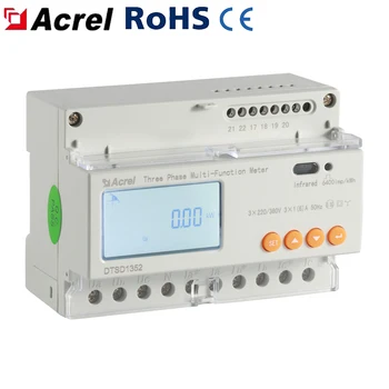 Acrel DTSD1352-C Трифазни брояч на енергия 5A, 80A, 3 * 220 / 380 В с устройства за контрол на комуникация RS485 Производители