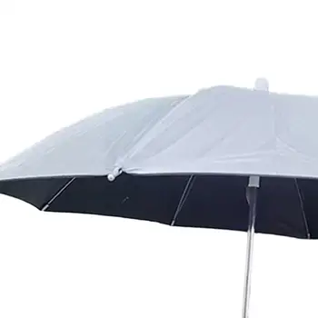 Чадър с горещ башмаком за камерата, Лесен за монтиране, Лесно носене Издръжлив Защитава чадър от слънцето за студийната фотография в дъждовен ден