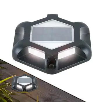 LED Слънчеви ступенчатые светлини Водоустойчива led лампа за Осветление на оградата LED Декор на вътрешния двор на Слънчева светлина на открито, градина, тротоар, гараж