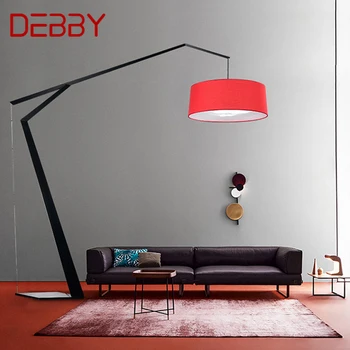 Под лампа DEBBY Nordic Fishing, модерна семейна хол в близост до с мека мебел, творчески led декоративна лампа