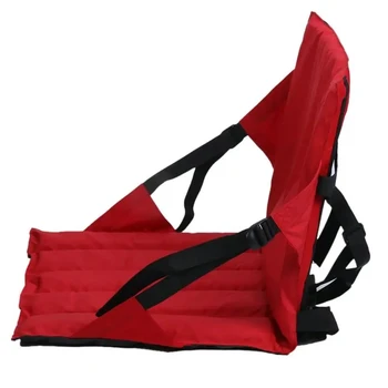 Регулируема тапицирана седалка за каяк с чанта за съхранение, възглавница за кану-каяк, рафтинг, джобно