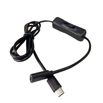 Удлинительный USB кабел C от мъжа към жената с вграден в захранването за Raspberry 4 Dropship