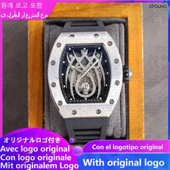 XPOUHC Мъжки часовник 904l Автоматични механични часовници е от неръждаема стомана 41 мм-RM