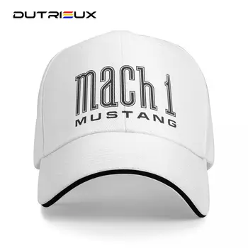 2023 Нова бейзболна шапка Mustang Mach 1, Луксозна мъжка шапка, изработена по поръчка шапка, шапка господин, Мъжка шапка, дамски