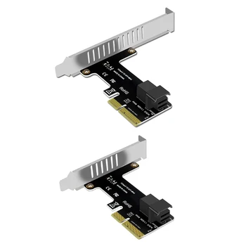 Адаптер PCI E за СФФ-8643 PCI-EX4/X8/X16 PCIE X4 за SFF8643 Такса за разширяване на PCIE За твърдия диск U2